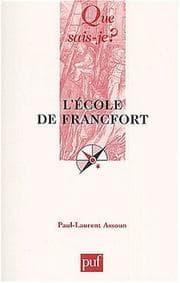 Tapa de L'Ecole de Francfort
