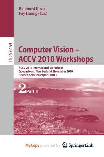 Tapa de Computer Vision -- ACCV 2010 Workshops