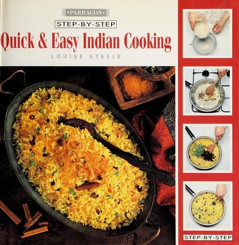 Tapa de Step-by-step quick & easy Indian cooking