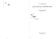 Tapa de Los Ecos de La Marsellesa