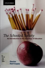 Tapa de The schooled society