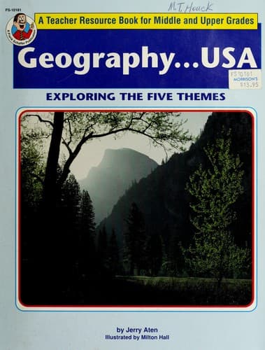 Tapa de Geography...USA
