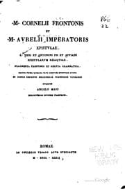 Tapa de M. Cornelii Frontonis et M. Avrelii Imperatoris Epistulae