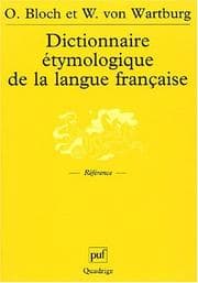 Tapa de Dictionnaire étymologique de la langue française