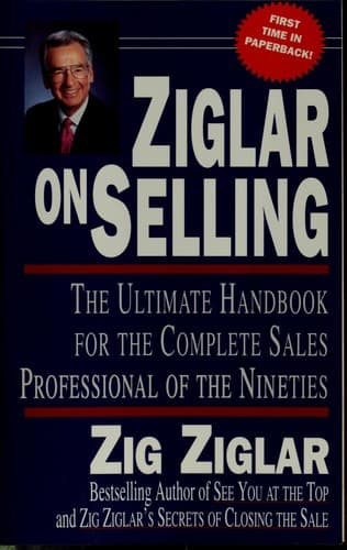 Tapa de Ziglar on selling