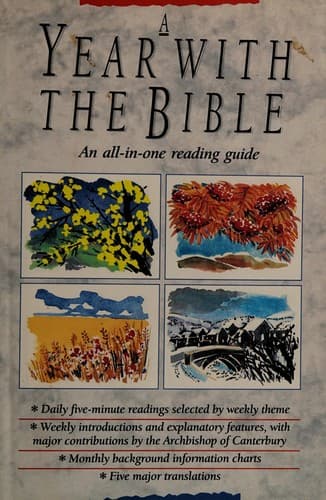Tapa de A Year with the Bible