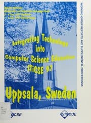 Tapa de Iticse 97: Supplemental Proceedings/Special Issue: Sigcse/Sigcue Annual Joint Conference on Integrating Technology Into Computer (ACM Order Number: 457974)