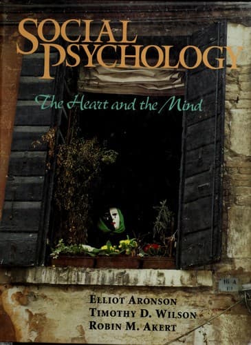 Tapa de Social psychology