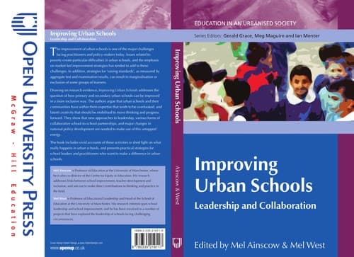 Tapa de Improving urban schools