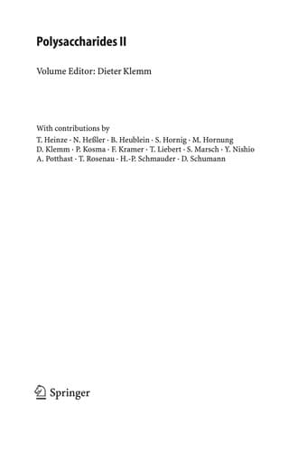 Tapa de Polysaccharides II