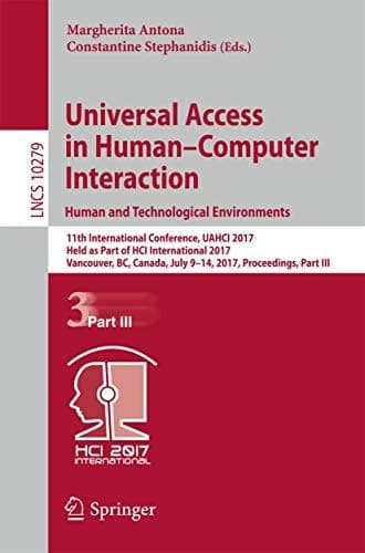 Tapa de Universal Access in Human–Computer Interaction. Human and Technological Environments