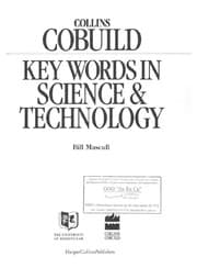 Tapa de Collins COBUILD key words in the media