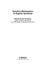 Tapa de Reaction mechanisms in organic synthesis
