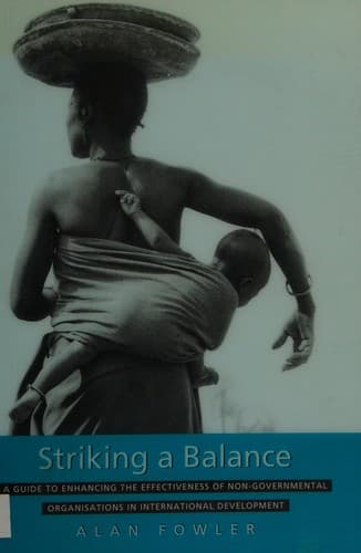 Tapa de Striking a balance