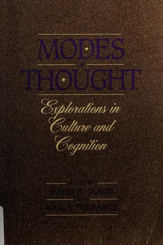 Tapa de Modes of thought
