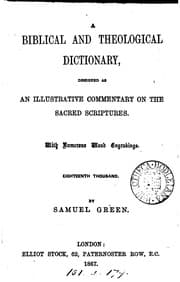Tapa de A biblical and theological dictionary
