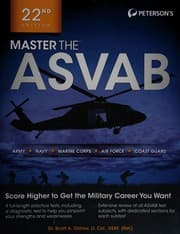 Tapa de Master the ASVAB