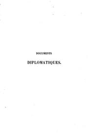Tapa de Documents diplomatiques: Affaire du canal de Suez. Décembre 1875