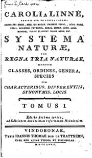 Tapa de Caroli Linné ... Systema naturae, per regna tria naturae, secundum classes ..