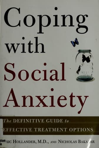 Tapa de Coping with social anxiety