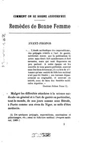 Tapa de Remèdes de bonne femme