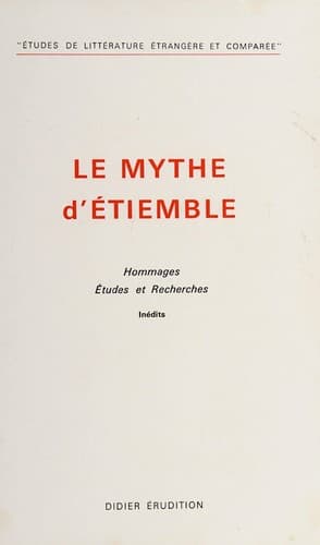 Tapa de Le Mythe d'Étiemble