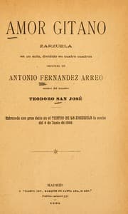 Tapa de Amor gitano