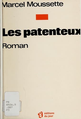 Tapa de Les patenteux ; roman