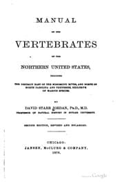 Tapa de Manual of the vertebrates of the northern United States