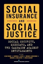 Tapa de Social insurance and social justice