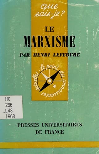 Tapa de Le marxisme.