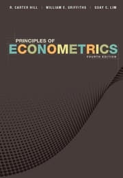 Tapa de Principles of econometrics