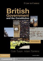Tapa de British government and the constitution
