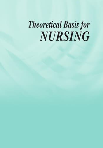 Tapa de Theoretical basis for nursing