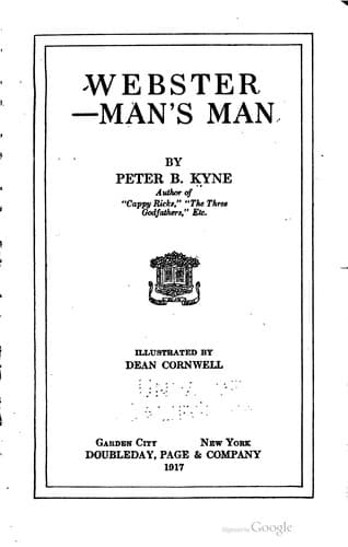 Tapa de Webster--man's man