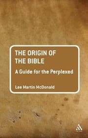 Tapa de Origin of the bible