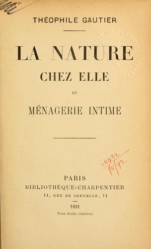 Tapa de La nature chez elle