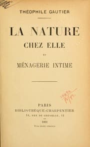 Tapa de La nature chez elle