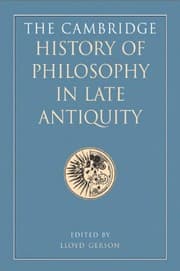 Tapa de The Cambridge history of philosophy in late antiquity