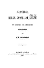 Tapa de The hors. the shepe [and] the ghoos