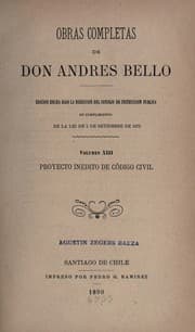 Tapa de Obras completas de don Andrés Bello