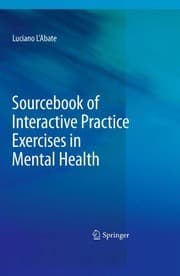 Tapa de Sourcebook of interactive practice exercises in mental health