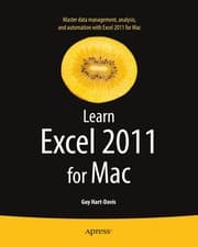 Tapa de Learn Excel 2011 for Mac