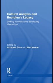 Tapa de Cultural analysis and Bourdieu's legacy