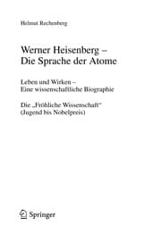 Tapa de Werner Heisenberg — die Sprache der Atome