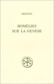 Tapa de Homilies on Genesis