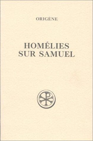 Tapa de Homélies sur Samuel