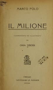 Tapa de Il milione