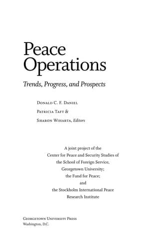 Tapa de Peace operations