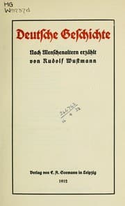 Tapa de Deutsche Geschichte nach Menschenaltern erzählt